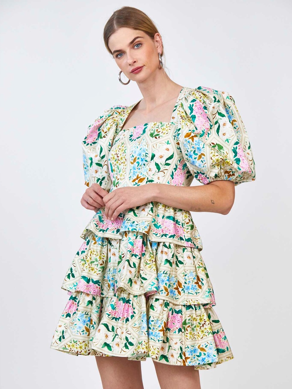 Hunter Bell Porter Dress Floral, size 2 - Picture 14 of 14